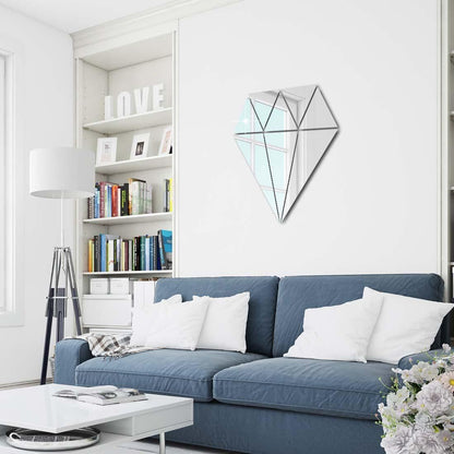 Acrylic Diamond Mirror Wall Stickers